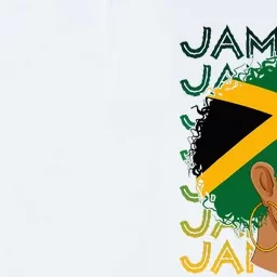 Jamaican Black Girl Jamaica Flag Hair Softstyle Adult Sport Polo