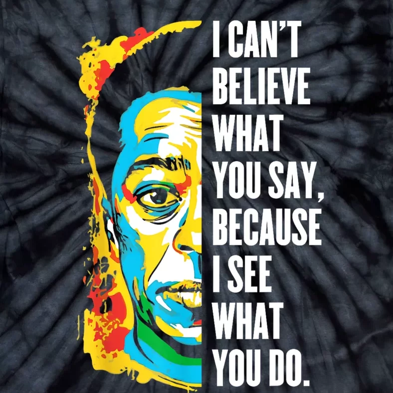 James Baldwin Graffiti Art Juneteenth Black History Month Tie-Dye T-Shirt