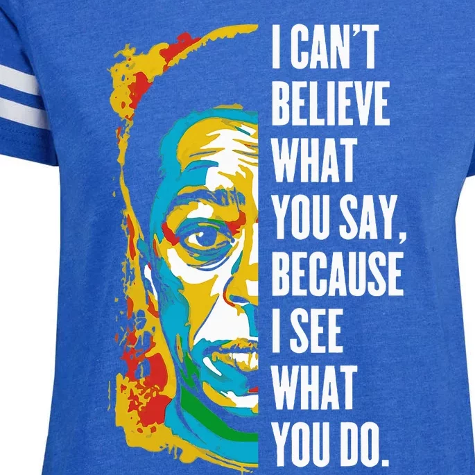 James Baldwin Graffiti Art Juneteenth Black History Month Enza Ladies Jersey Football T-Shirt