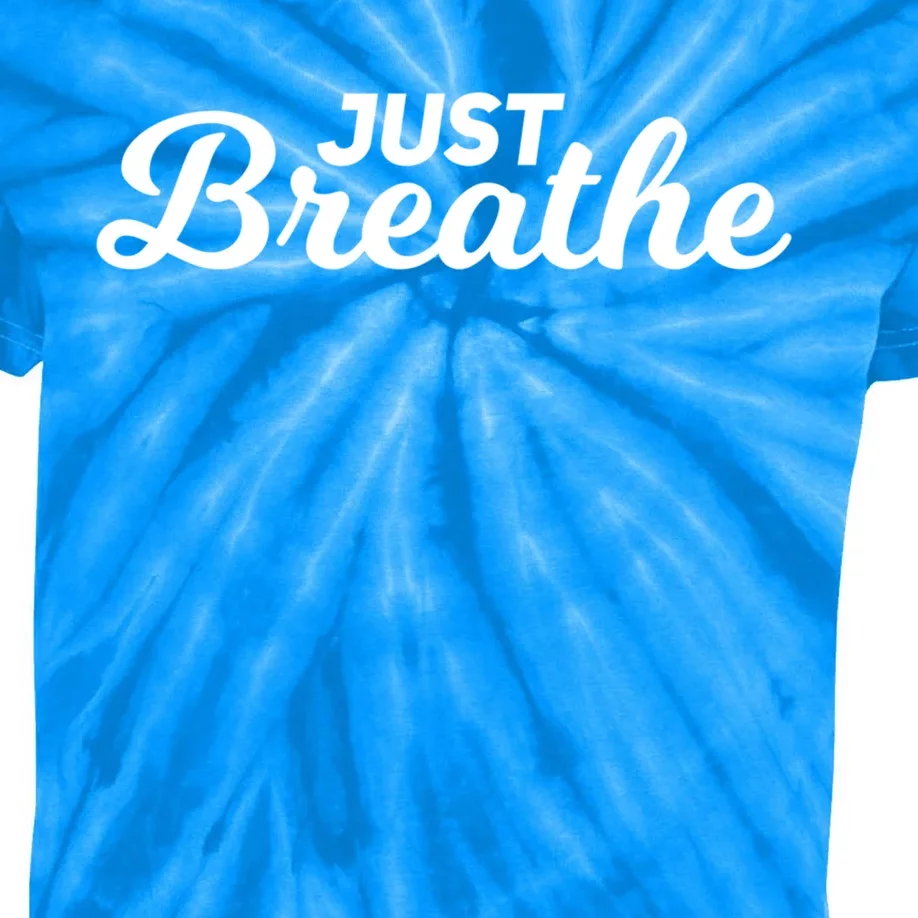 Just Breathe Gift Kids Tie-Dye T-Shirt