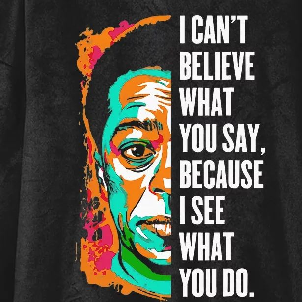 James Baldwin Graffiti Art Juneteenth Hooded Wearable Blanket