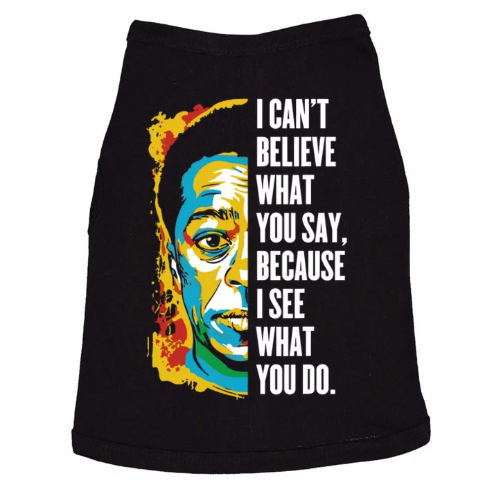 James Baldwin Graffiti Art Juneteenth Black History Month Doggie Tank