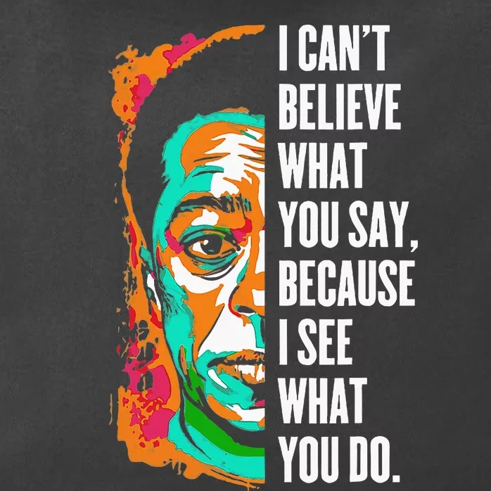 James Baldwin Graffiti Art Juneteenth Black History Month Zip Tote Bag