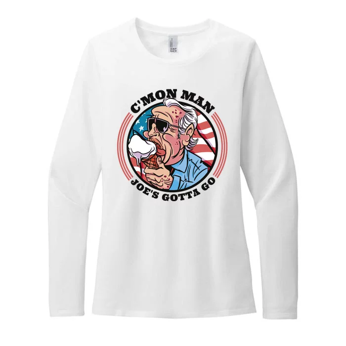 Joe Biden Gotta Go Ice Cream Womens CVC Long Sleeve Shirt