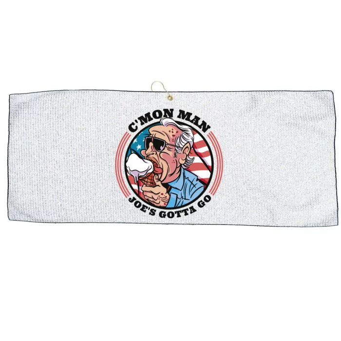 Joe Biden Gotta Go Ice Cream Large Microfiber Waffle Golf Towel