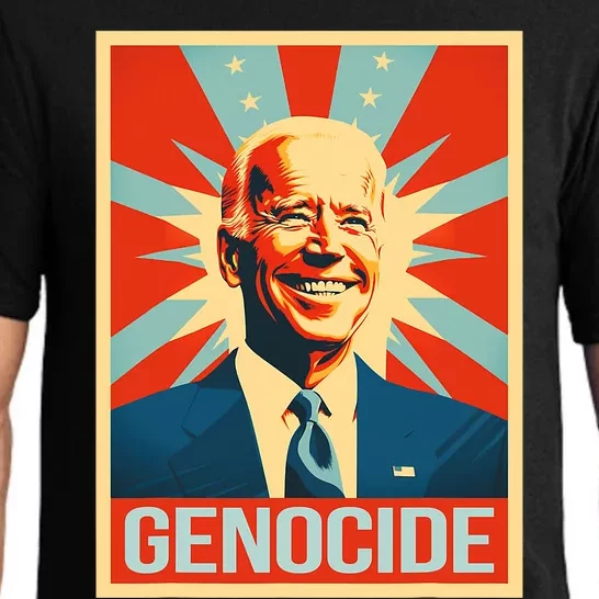 Joe Biden Genocide Anti Biden Funny Conservative Political Pajama Set