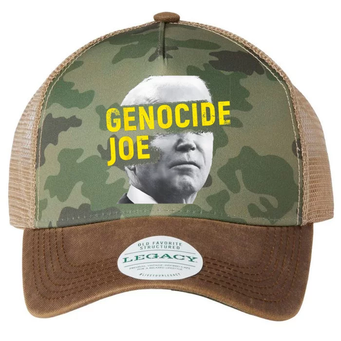 Joe Biden Genocide Anti Biden Funny Conservative Political Legacy Tie Dye Trucker Hat