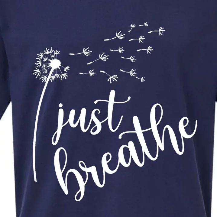 Just Breathe Gift Sueded Cloud Jersey T-Shirt