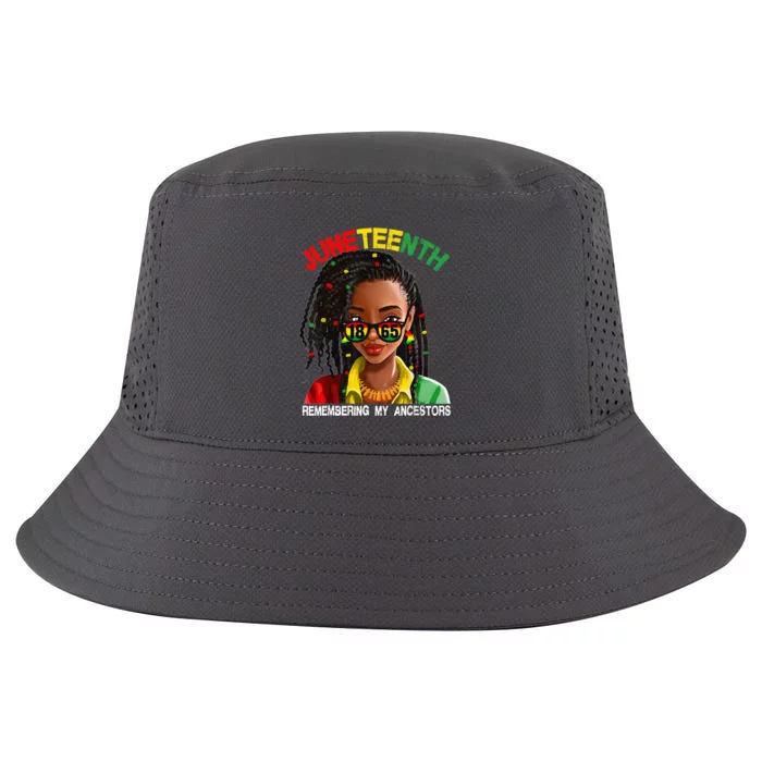 Juneteenth Black Girl Women Locd Remebering My Ancestors Cool Comfort Performance Bucket Hat