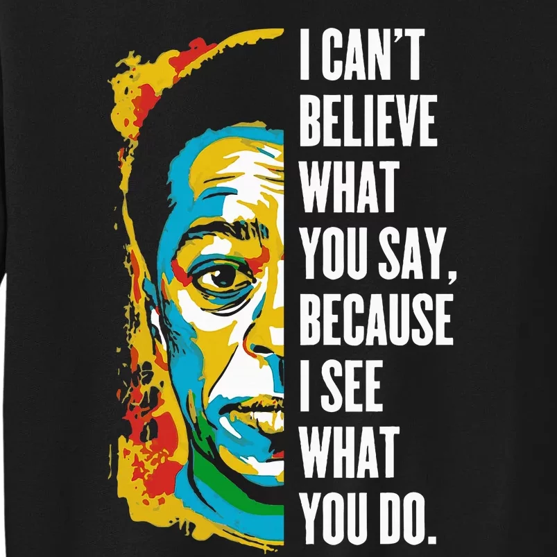 James Baldwin Graffiti Art Juneteenth Black History Month Tall Sweatshirt