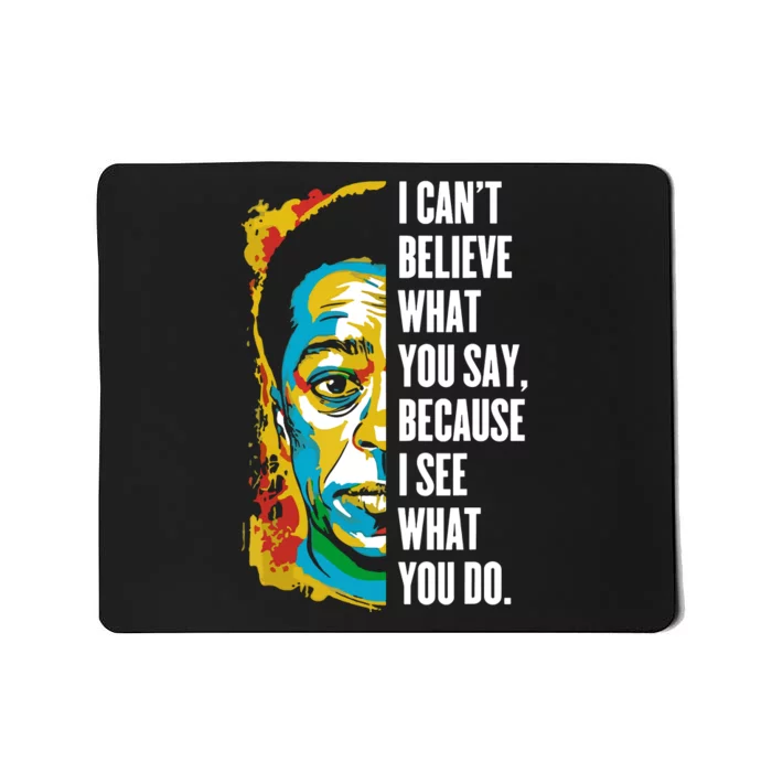 James Baldwin Graffiti Art Juneteenth Black History Month Mousepad