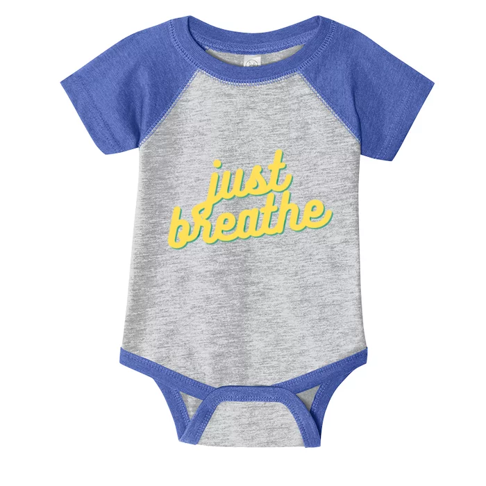 Just Breathe Gift Infant Baby Jersey Bodysuit