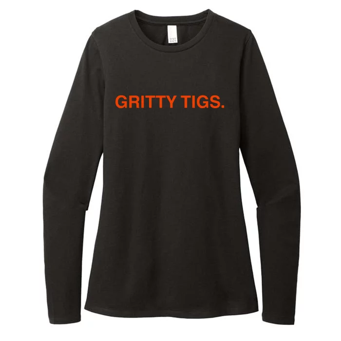 Jason Benetti Gritty Tigs Womens CVC Long Sleeve Shirt