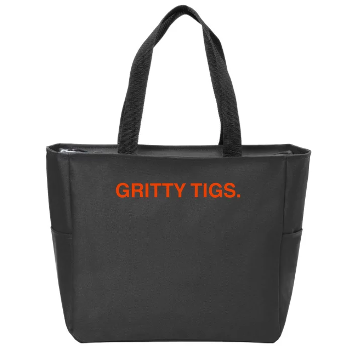 Jason Benetti Gritty Tigs Zip Tote Bag