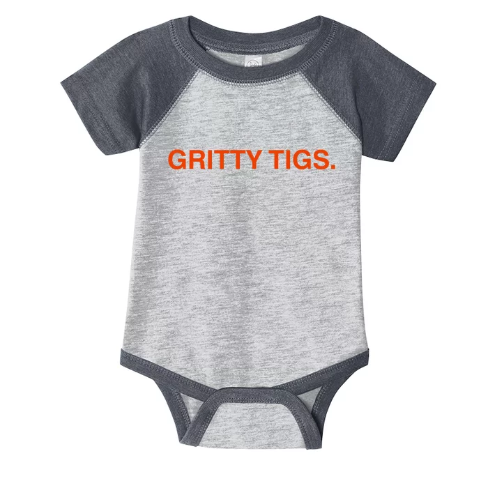 Jason Benetti Gritty Tigs Infant Baby Jersey Bodysuit