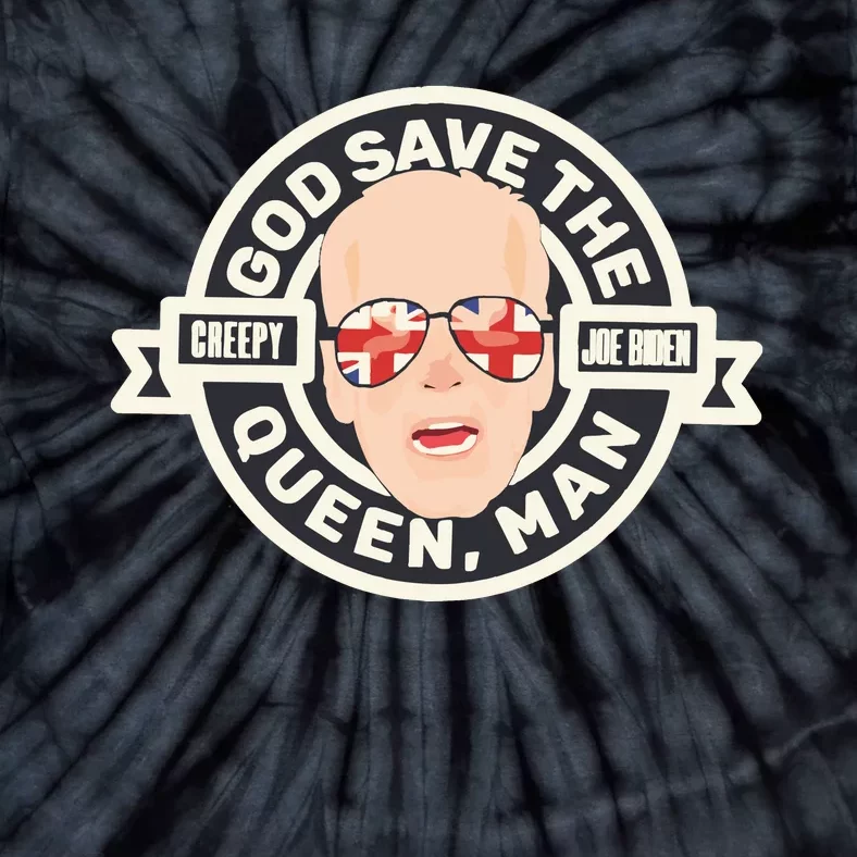 Joe Biden God Save The Queen Man President Dummy Tie-Dye T-Shirt