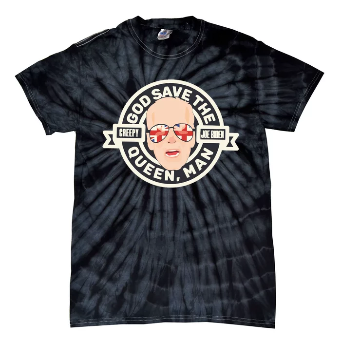 Joe Biden God Save The Queen Man President Dummy Tie-Dye T-Shirt