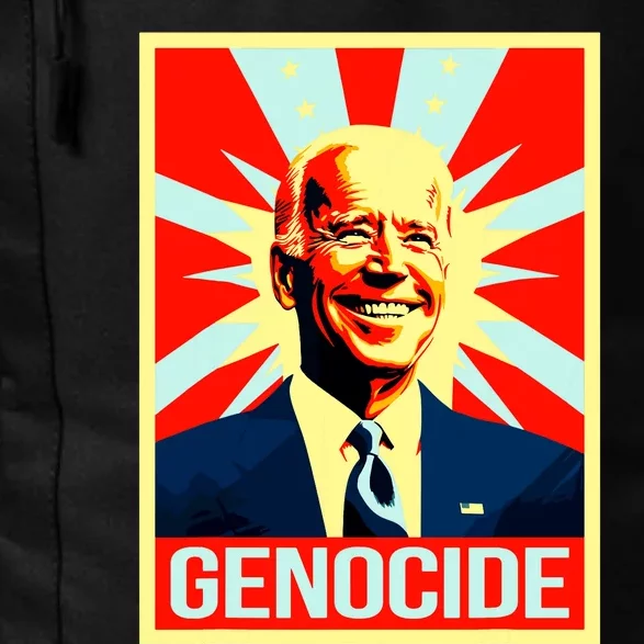 Joe Biden Genocide Anti Biden Funny Conservative Political Daily Commute Backpack