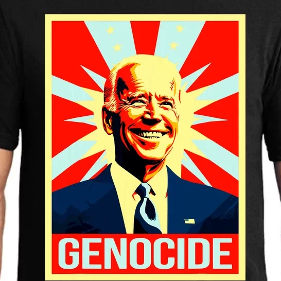 Joe Biden Genocide Anti Biden Funny Conservative Political Pajama Set