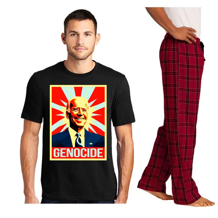 Joe Biden Genocide Anti Biden Funny Conservative Political Pajama Set