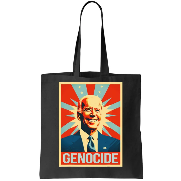 Joe Biden Genocide Anti Biden Tote Bag