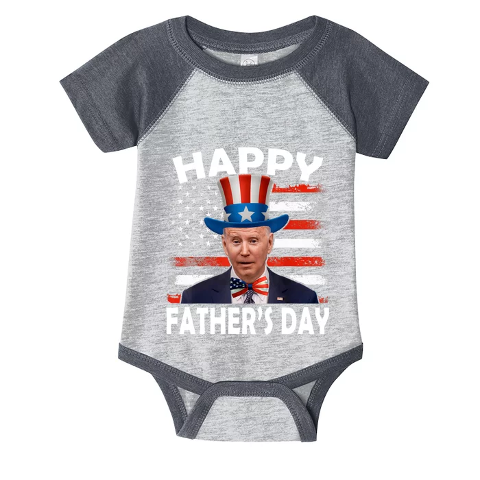 Joe Biden Happy Father's Day For Funny 4th Of July Infant Baby Jersey Bodysuit