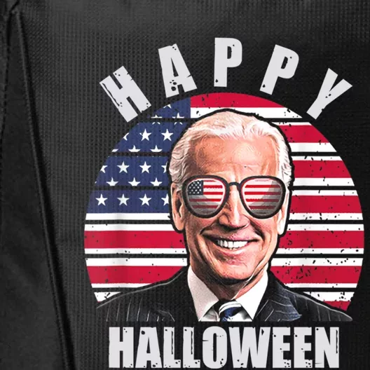 Joe Biden Happy Halloween Confused 4th Of July 2024 Gift City Backpack