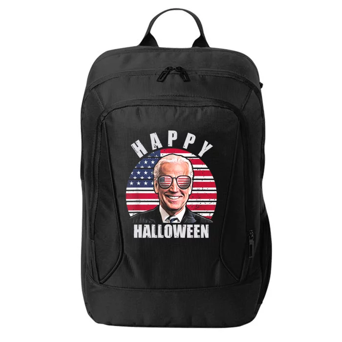 Joe Biden Happy Halloween Confused 4th Of July 2024 Gift City Backpack