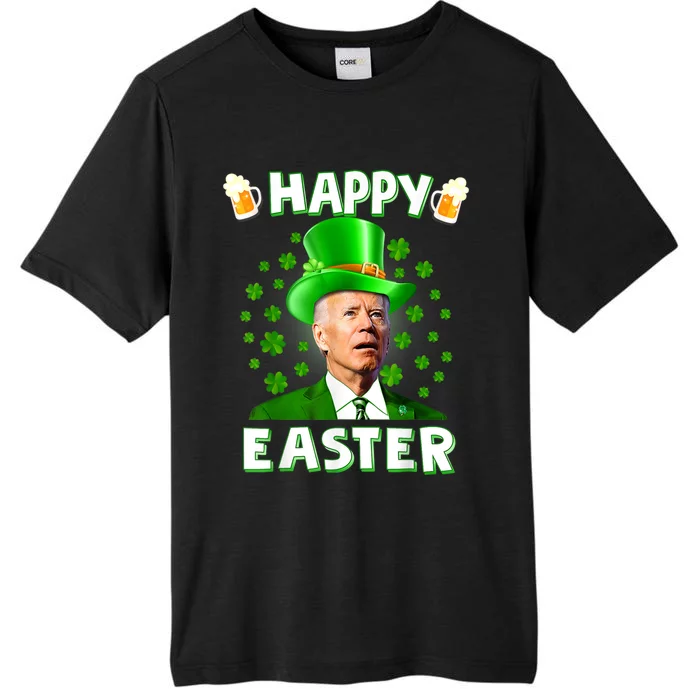 Joe Biden Happy Easter Confused Funny St Patrick's Day ChromaSoft Performance T-Shirt