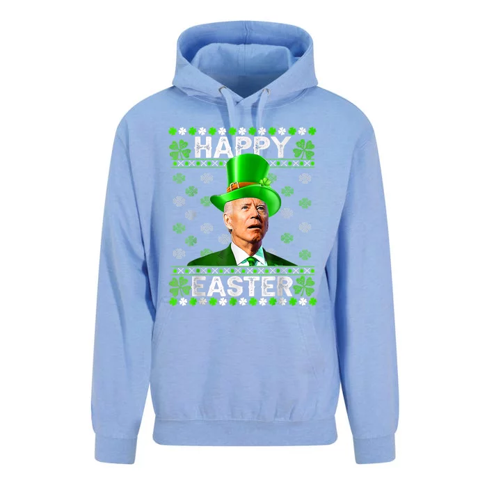 Joe Biden Happy Easter Confused Funny St Patrick's Day Unisex Surf Hoodie