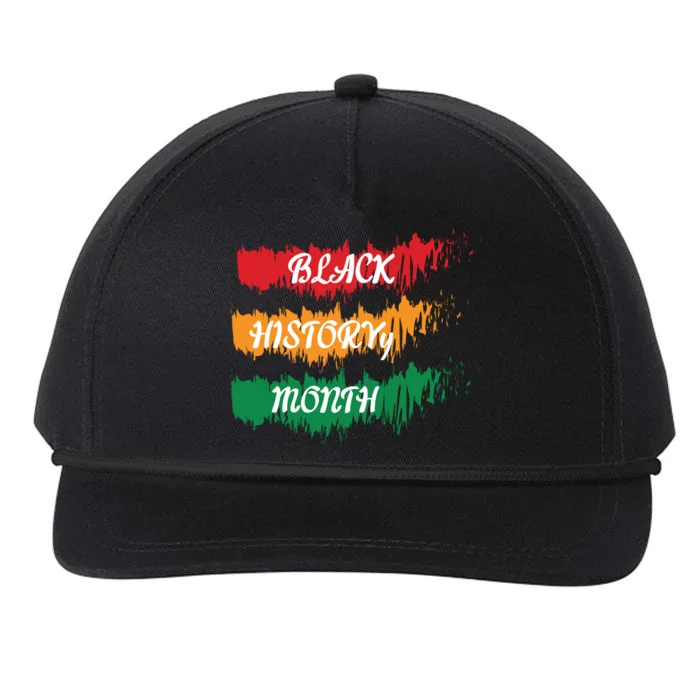 Juneteenth Black History Month Gift African American Snapback Five-Panel Rope Hat