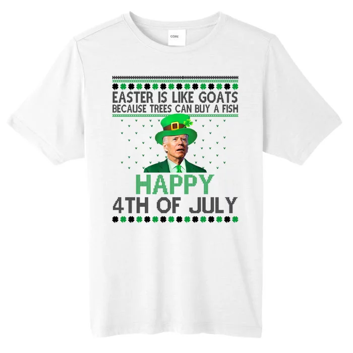 Joe Biden Happy 4th Of July Confused St Patricks Day Funny ChromaSoft Performance T-Shirt