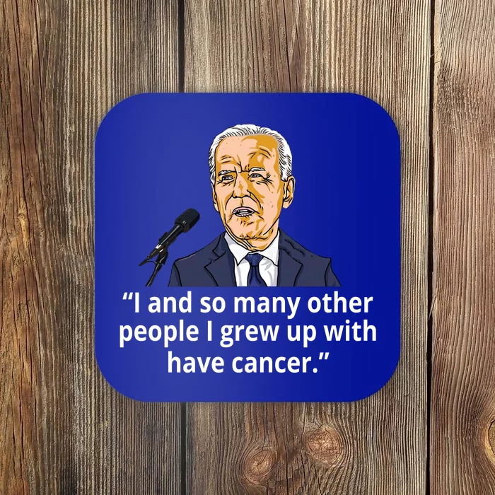 Joe Biden Has Cancer Announcement Coaster