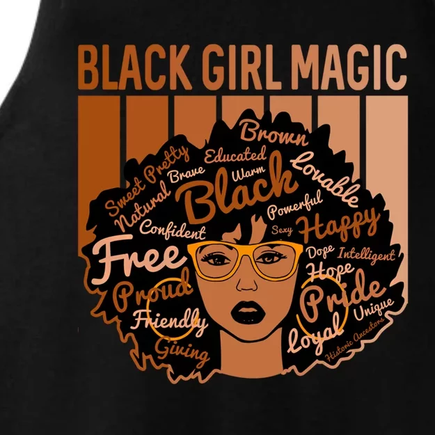 Juneteenth Black History Black Magic Costume Funny Gift Ladies Tri-Blend Wicking Tank