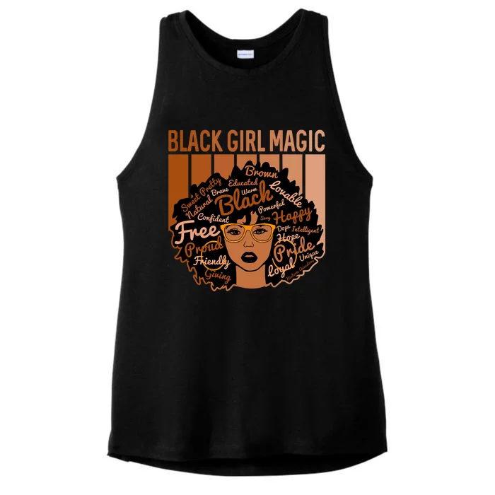 Juneteenth Black History Black Magic Costume Funny Gift Ladies Tri-Blend Wicking Tank