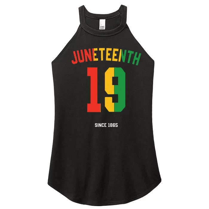 juneteenth black history month wo Women’s Perfect Tri Rocker Tank