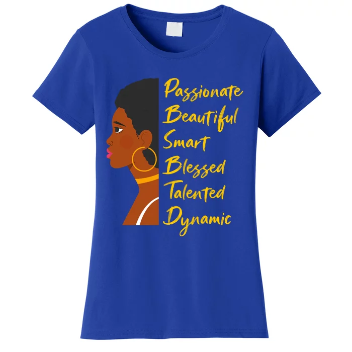 Junenth Black History Month Beautiful Black Magic Cool Gift Women's T-Shirt