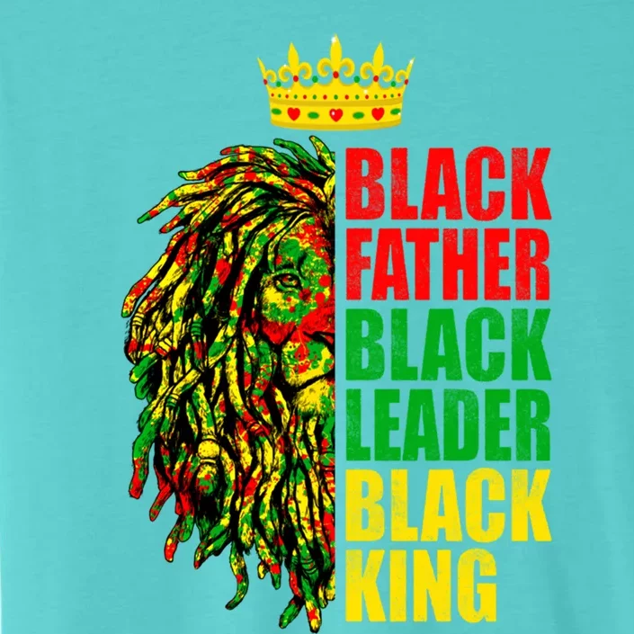 Juneteenth Black History Month Lion Black Father Leader Gift ChromaSoft Performance T-Shirt