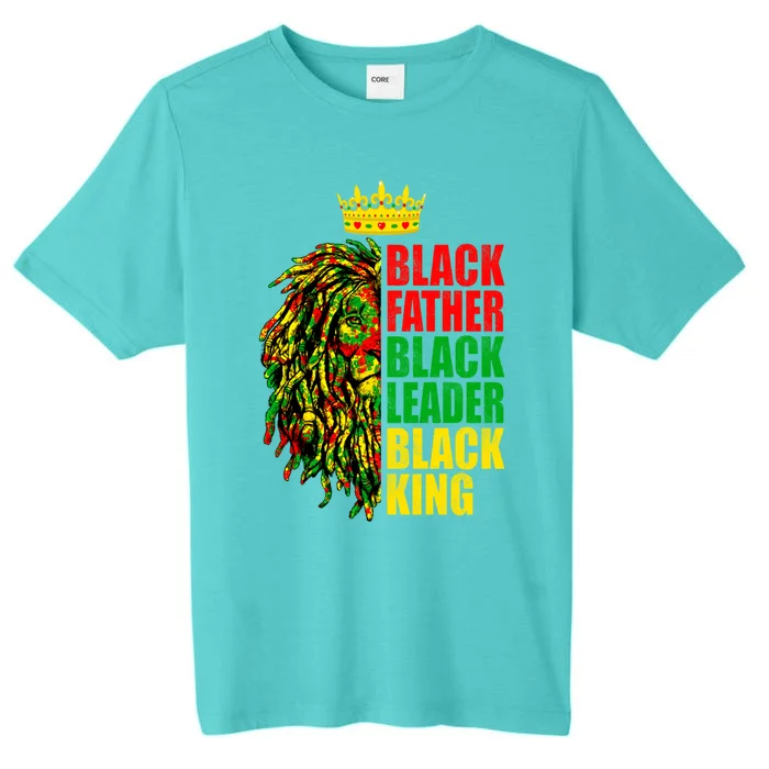 Juneteenth Black History Month Lion Black Father Leader Gift ChromaSoft Performance T-Shirt