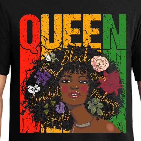 Juneteenth Black History Month Educated African Queen Pajama Set