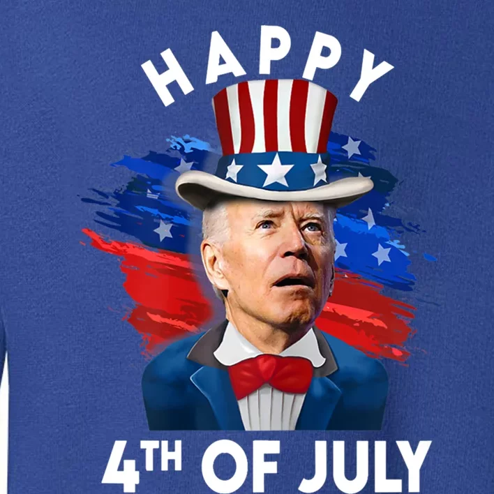 Joe Biden Happy Fourth Of July Gift Usa Flag Memorial Day Great Gift Toddler Sweatshirt