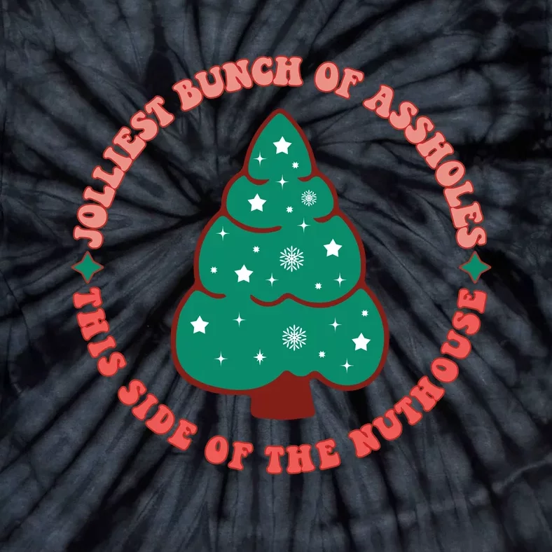 Jolliest Bunch Holiday Graphic Tie-Dye T-Shirt