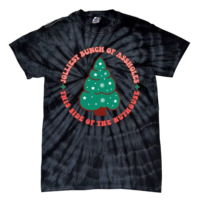 Jolliest Bunch Holiday Graphic Tie-Dye T-Shirt