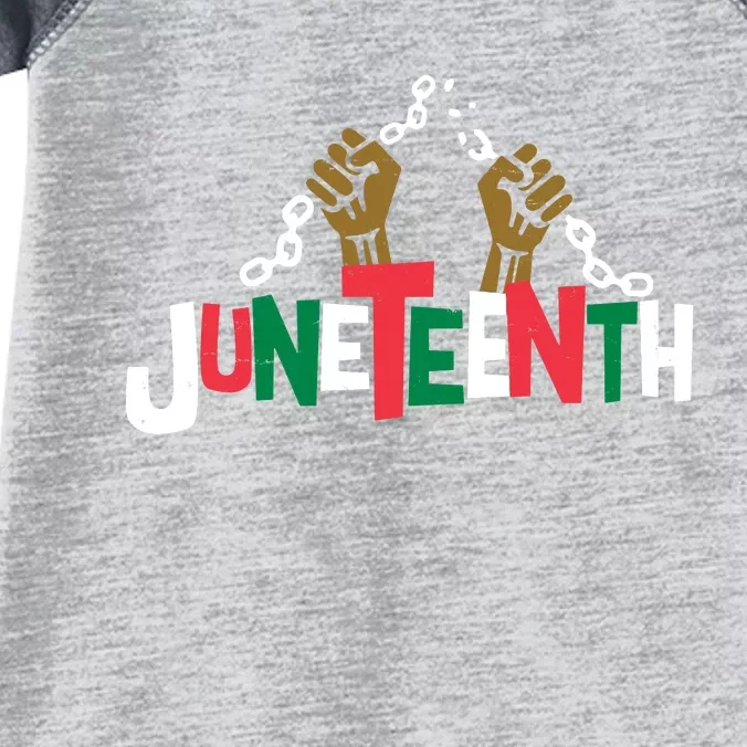 Juneteenth Black History Month Freedom Infant Baby Jersey Bodysuit