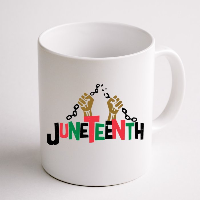 Juneteenth Black History Month Freedom Front & Back Coffee Mug