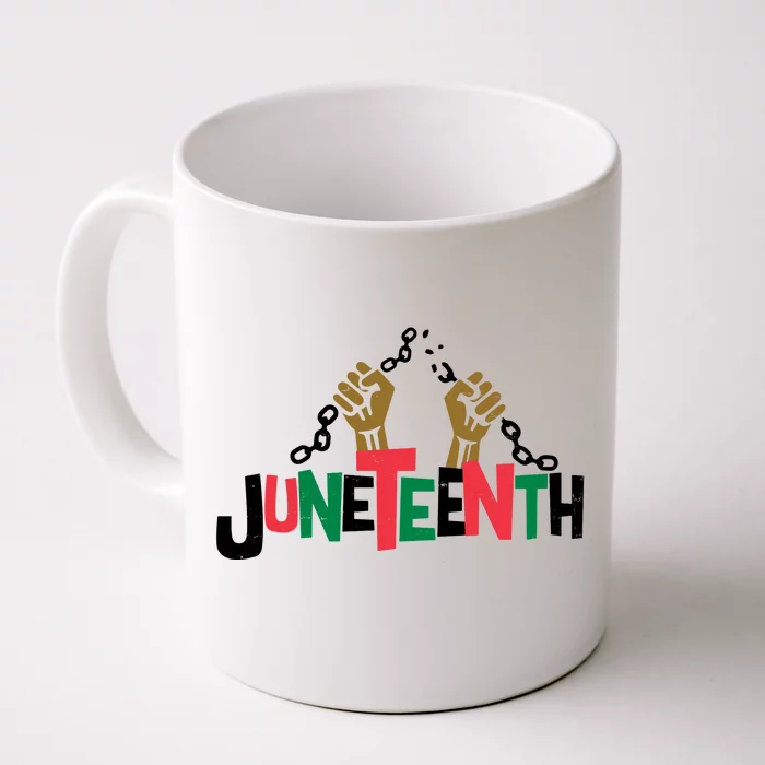 Juneteenth Black History Month Freedom Front & Back Coffee Mug