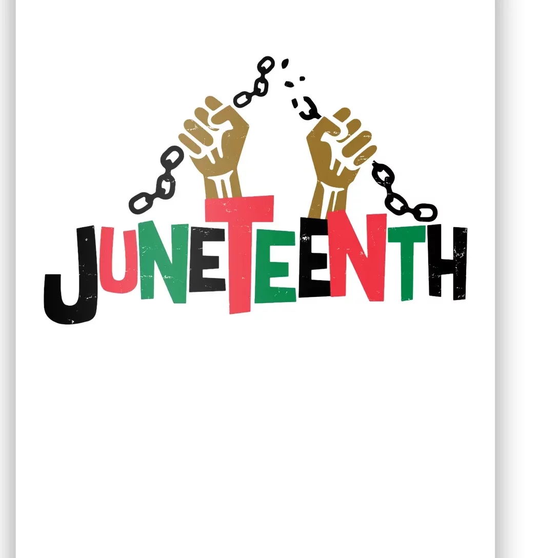 Juneteenth Black History Month Freedom Poster