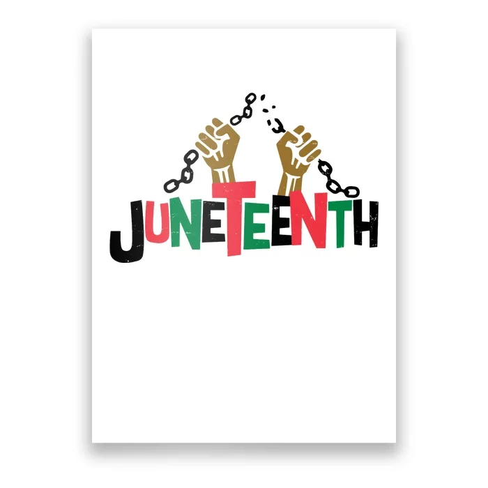 Juneteenth Black History Month Freedom Poster