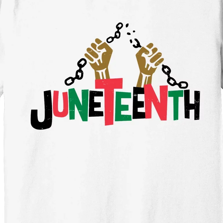 Juneteenth Black History Month Freedom Premium T-Shirt