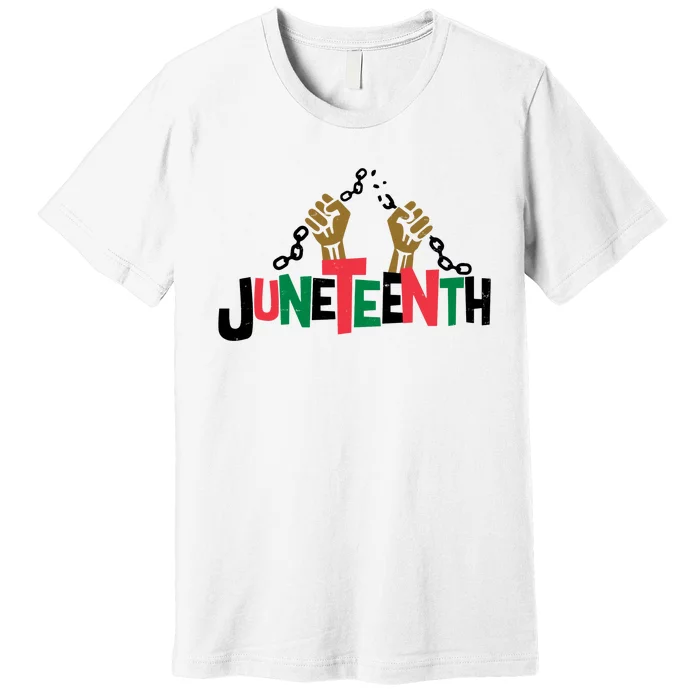 Juneteenth Black History Month Freedom Premium T-Shirt